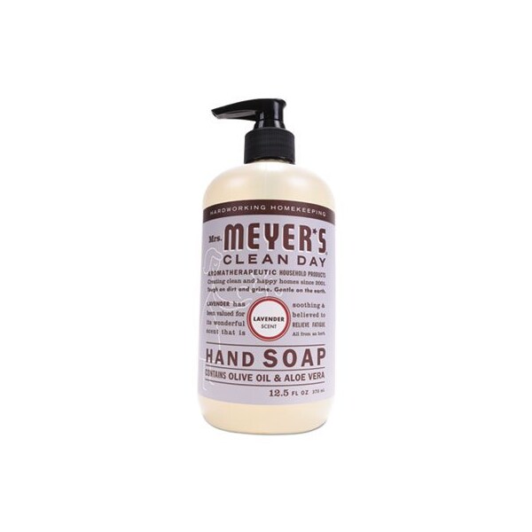 Sc Johnson Mrs.Meyers, Clean Day Liquid Hand Soap, Lavender, 12.5 Oz, 6PK 651311 - main